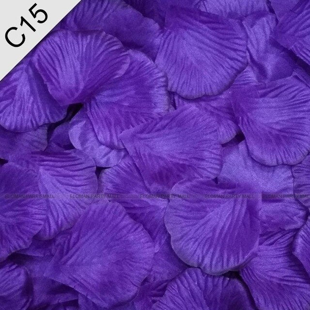 Rose petals 500 pcs per pack. Myriad of colour choices