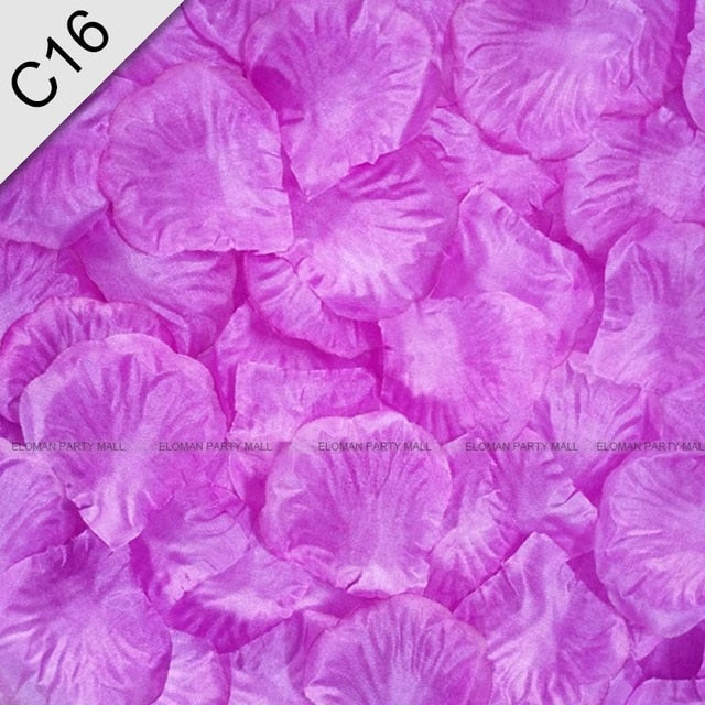 Rose petals 500 pcs per pack. Myriad of colour choices