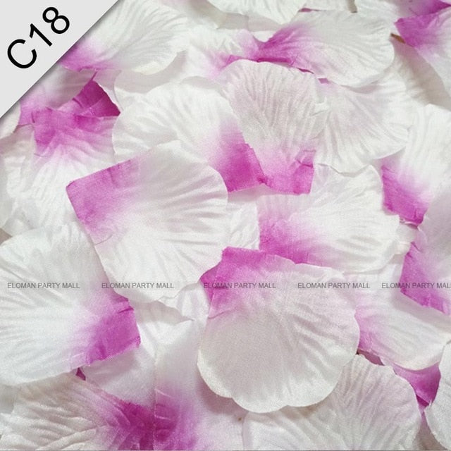 Rose petals 500 pcs per pack. Myriad of colour choices