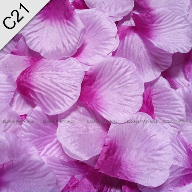 Rose petals 500 pcs per pack. Myriad of colour choices