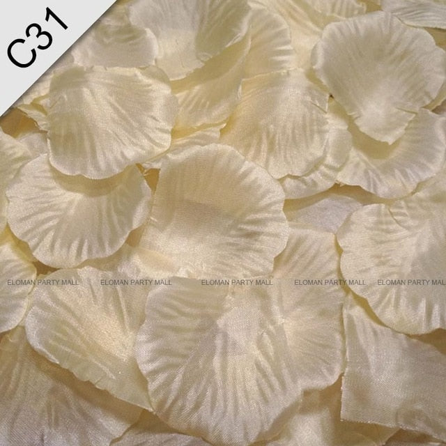 Rose petals 500 pcs per pack. Myriad of colour choices