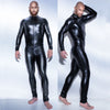 Latex bodysuit, men. Wet look