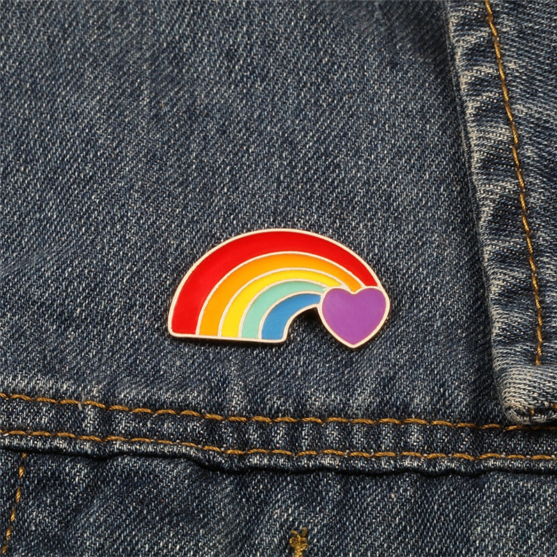 LGBT Pride lapel badges - 7 assorted styles