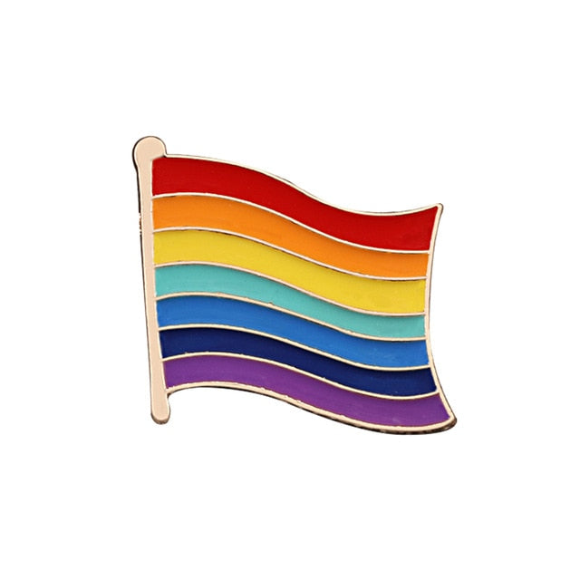 LGBT Pride lapel badges - 7 assorted styles