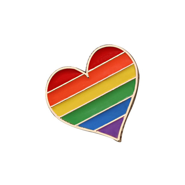 LGBT Pride lapel badges - 7 assorted styles