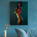 Sultry Latina. Portrait printed to canvas 1 in a series of 5