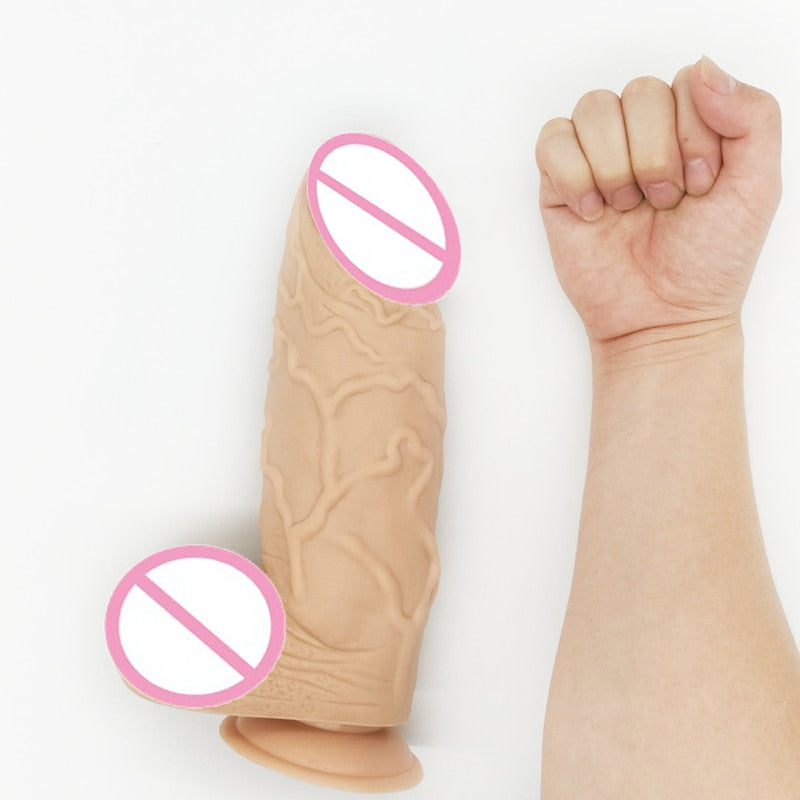Large Dildo by Thierry in 3 skin tones 25cm