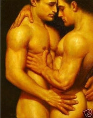 The Bond. Oil painting printed on canvas