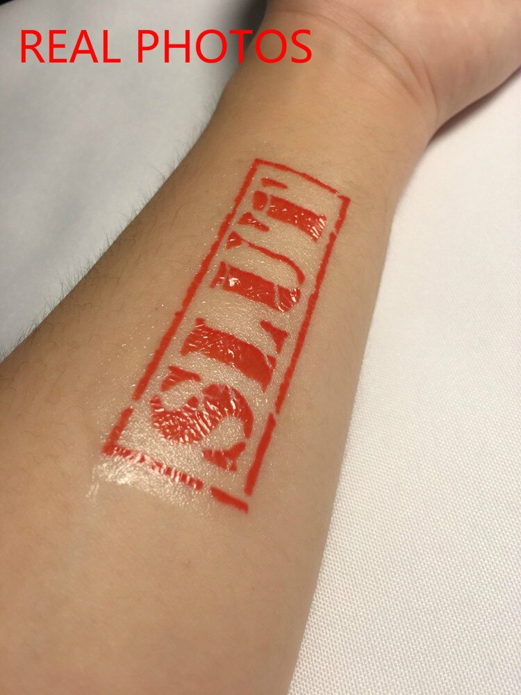 Temporary waterproof tattoos for BDSM Slaves "SLUT"  version 2