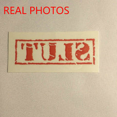 Temporary waterproof tattoos for BDSM Slaves "SLUT"  version 2