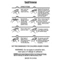 Temporary waterproof tattoos for BDSM Slaves "SLUT"  version 2