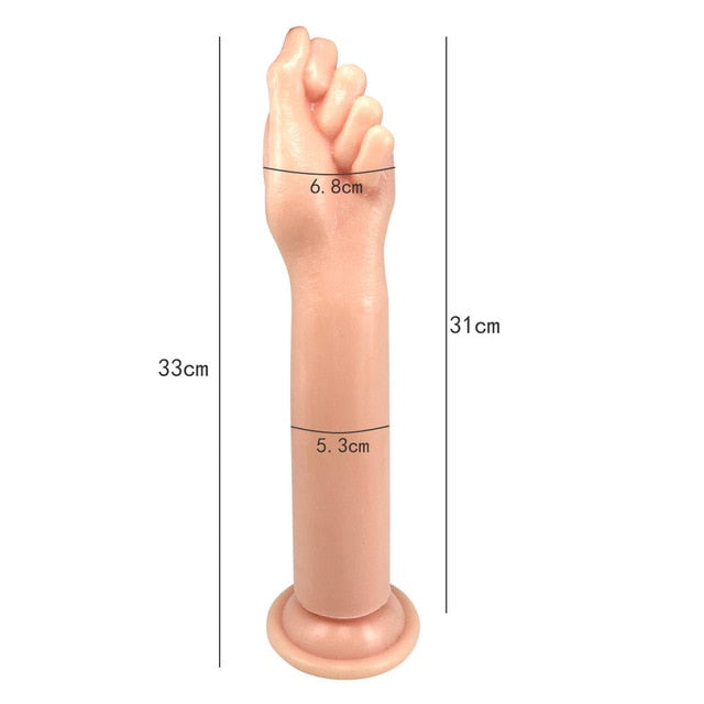 Fist of Fury large 33cm fisting dildo with suction cup base