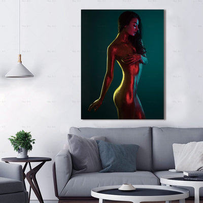 Sultry Latina. Portrait printed to canvas 2 in a series of 5
