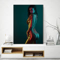 Sultry Latina. Portrait printed to canvas 3 in a series of 5