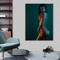 Sultry Latina. Portrait printed to canvas 3 in a series of 5