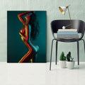 Sultry Latina. Portrait printed to canvas 4 in a series of 5