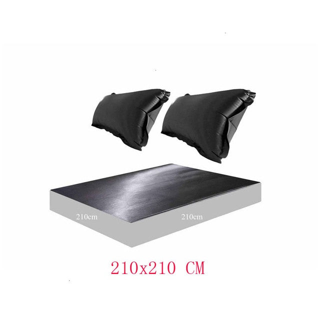 Waterproof PVC sheet & 2 pillow set - 3 sizes
