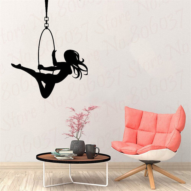 Wall silhouette sticker made of PVC. Image 24