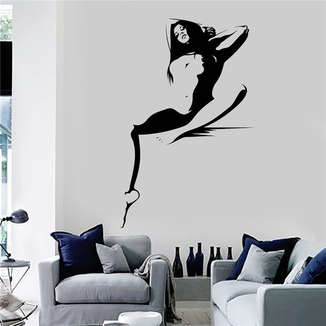 Wall silhouette sticker made of PVC. Image 22