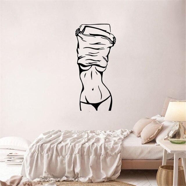 Wall silhouette sticker made of PVC. Image 8
