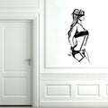 Wall silhouette sticker made of PVC. Image 7