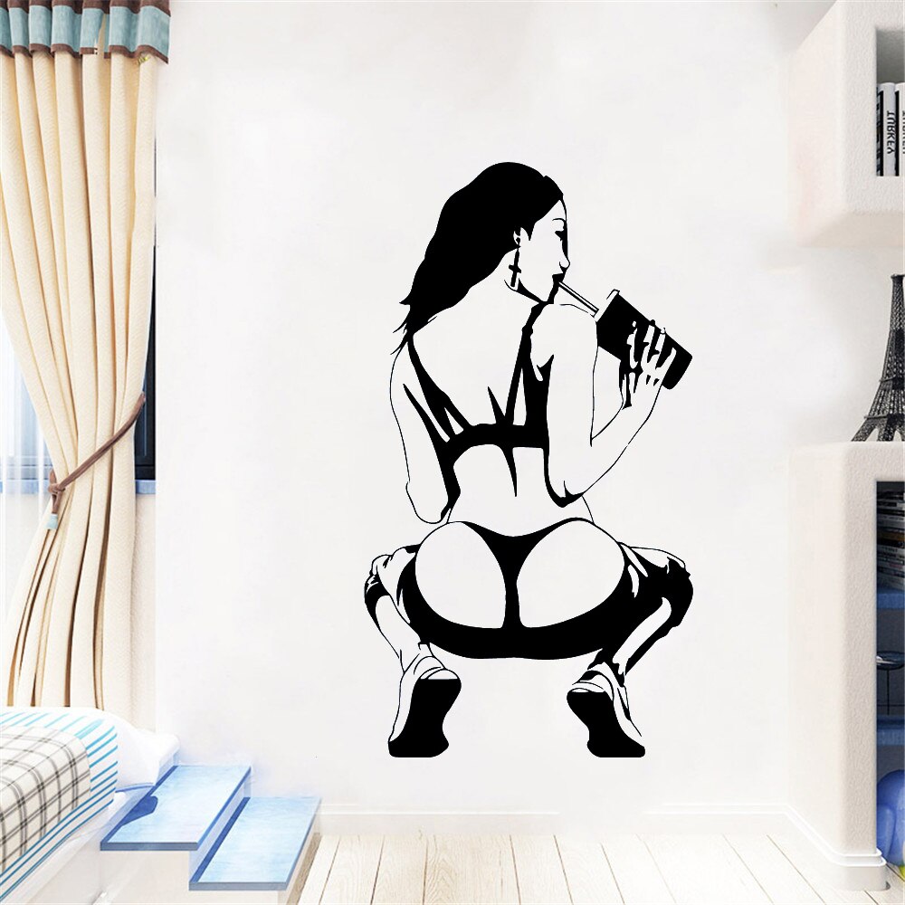 Wall silhouette sticker made of PVC. Image 5