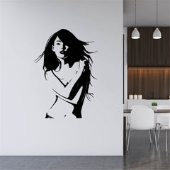 Wall silhouette sticker made of PVC. Image 4