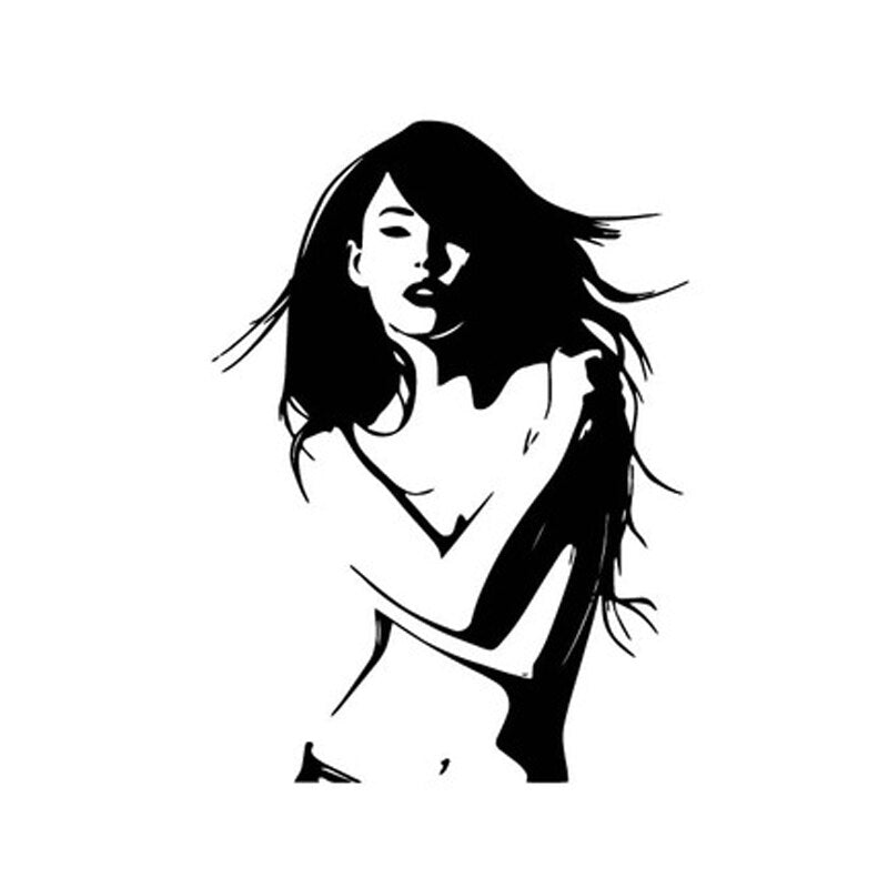 Wall silhouette sticker made of PVC. Image 4