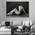 Female form 2 of 3. Studio photography work reprinted onto quality canvas.