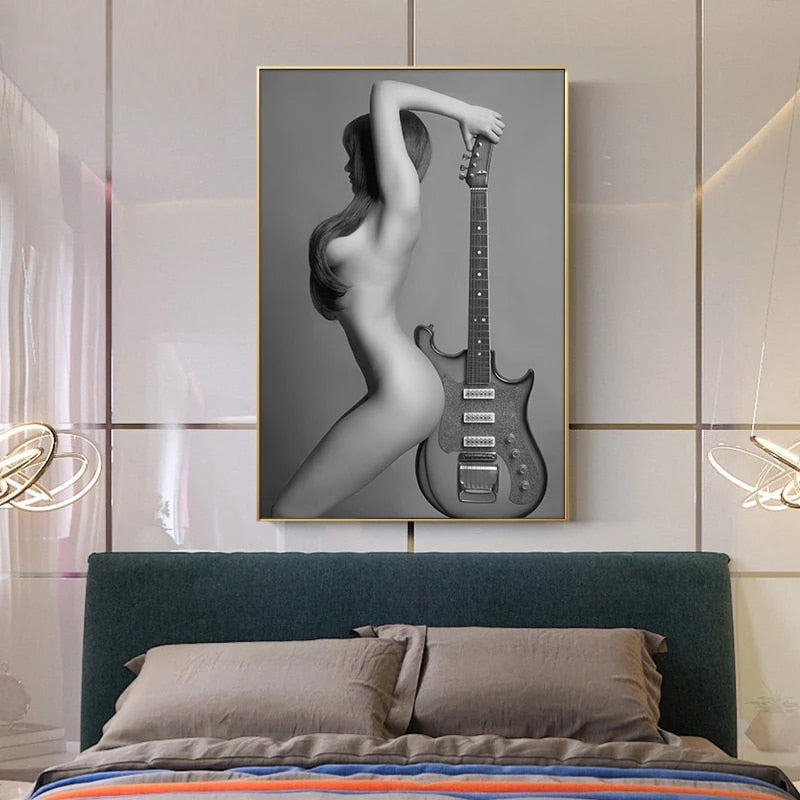 Modern depiction of the female form with a musical flavour. Part 2 of a 3 part series