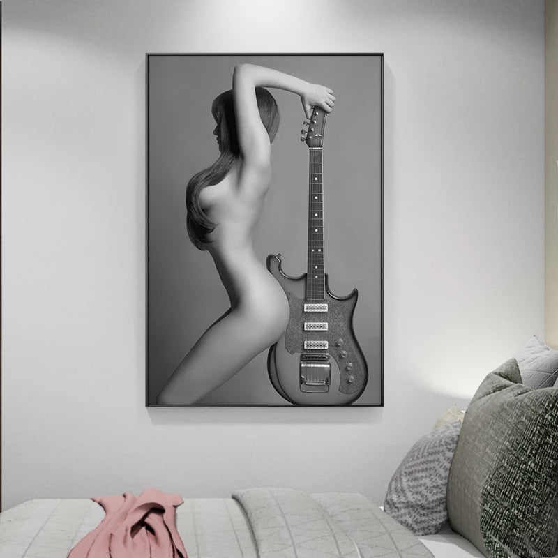 Modern depiction of the female form with a musical flavour. Part 2 of a 3 part series