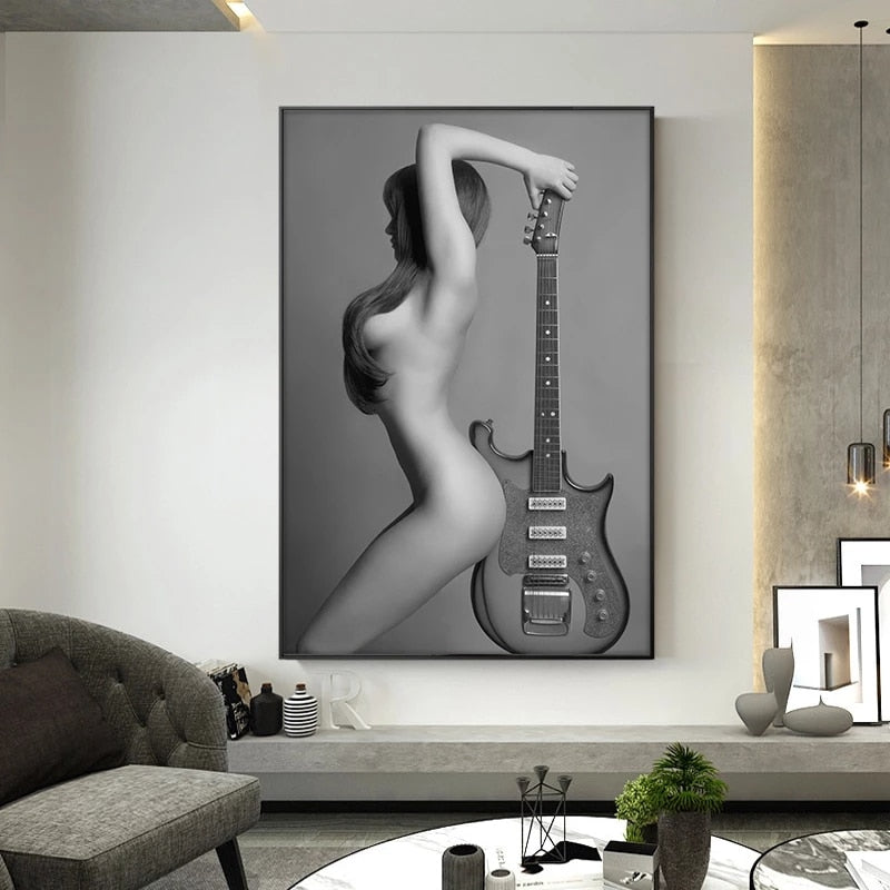Modern depiction of the female form with a musical flavour. Part 2 of a 3 part series
