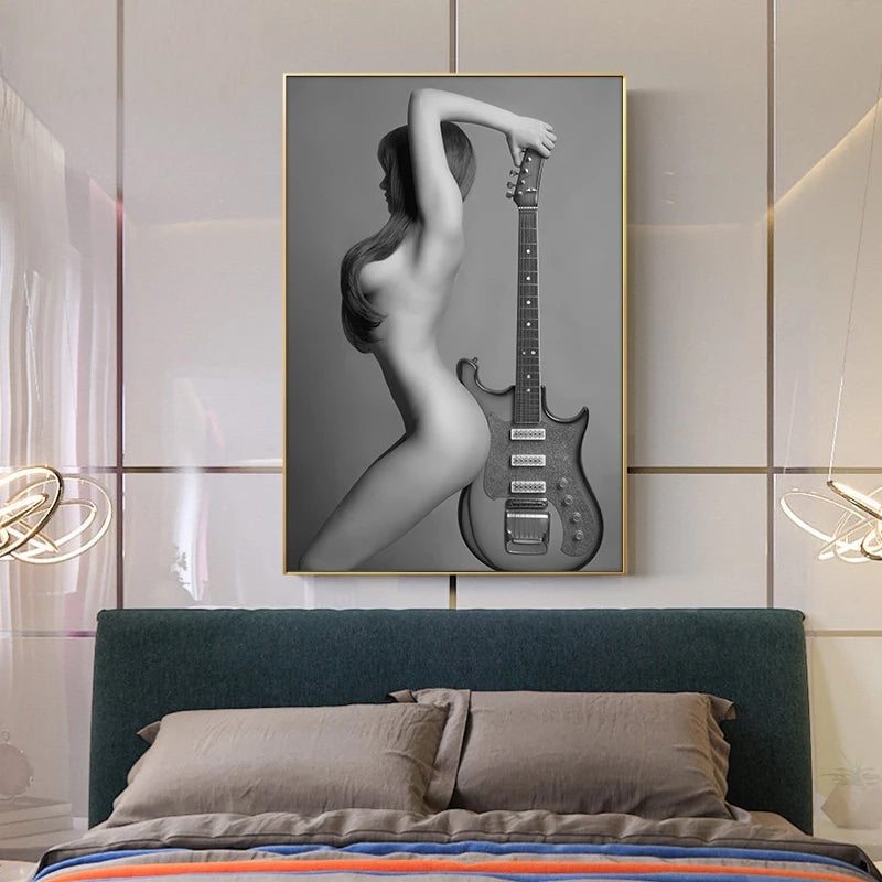 Modern depiction of the female form with a musical flavour. Part 2 of a 3 part series