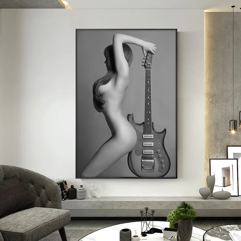 Modern depiction of the female form with a musical flavour. Part 2 of a 3 part series