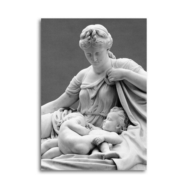 Stunning sculpture imagery on canvas, 5 images in a generous range of sizes.