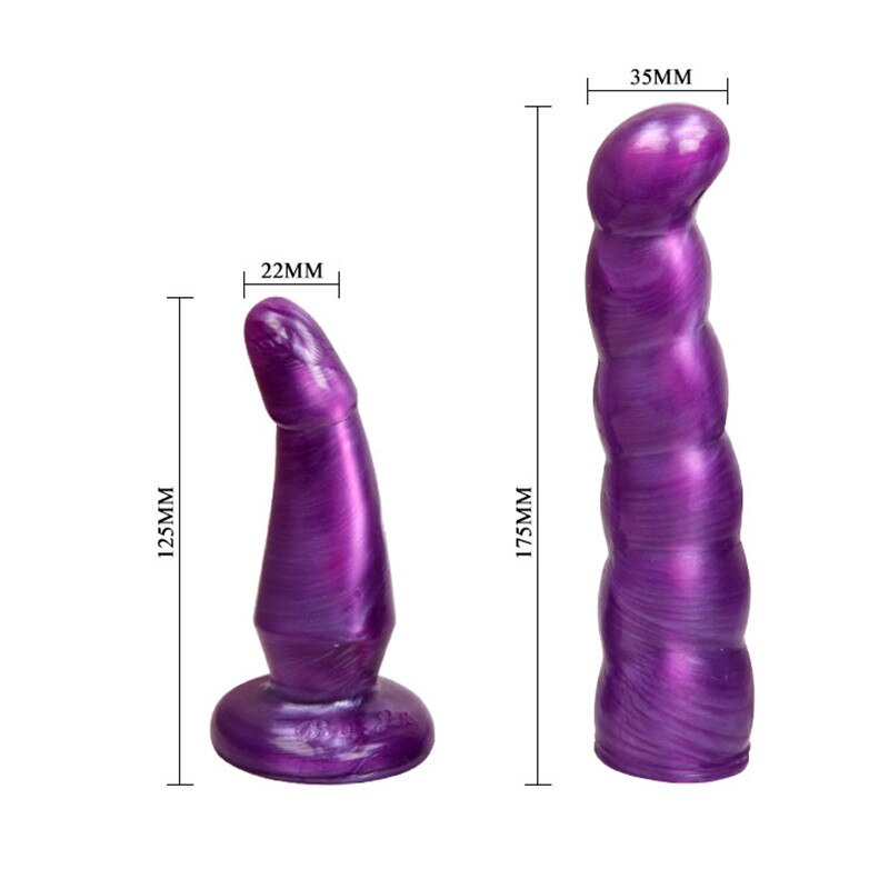 Strap on harness set with 2 dildos - 1 for wearer & 1 for receiver!