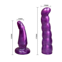 Strap on harness set with 2 dildos - 1 for wearer & 1 for receiver!