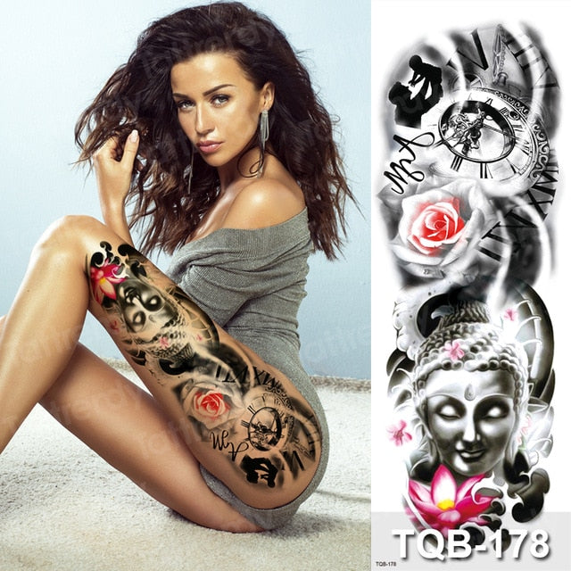 Temporary tattoos Women or Men LARGE assorted selection No. 3