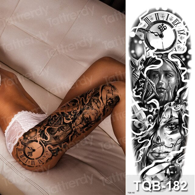 Temporary tattoos Women or Men LARGE assorted selection No. 3