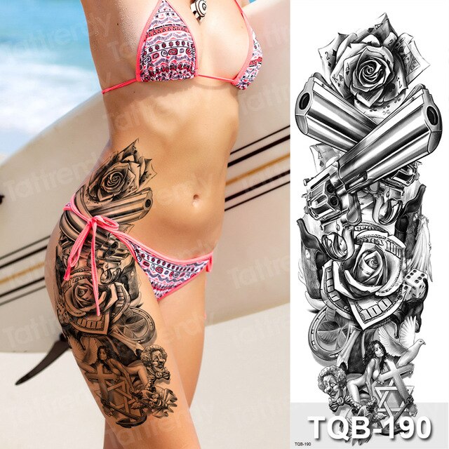 Temporary tattoos Women or Men LARGE assorted selection No. 3