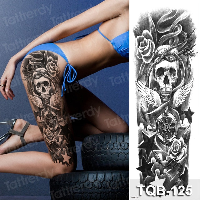 Temporary tattoos Women or Men LARGE assorted selection No. 3