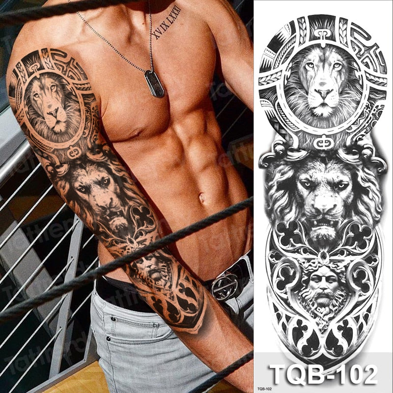 Temporary tattoos Women or Men LARGE assorted selection No. 3