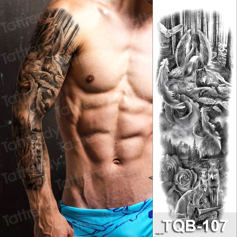 Temporary tattoos Women or Men LARGE assorted selection No. 3