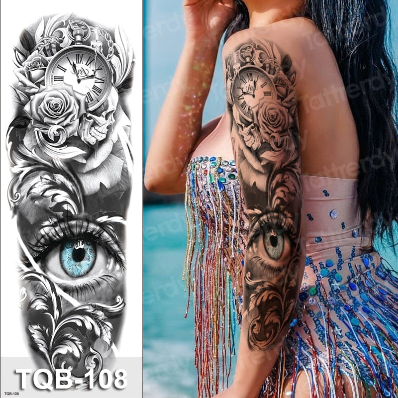 Temporary tattoos Women or Men LARGE assorted selection No. 3