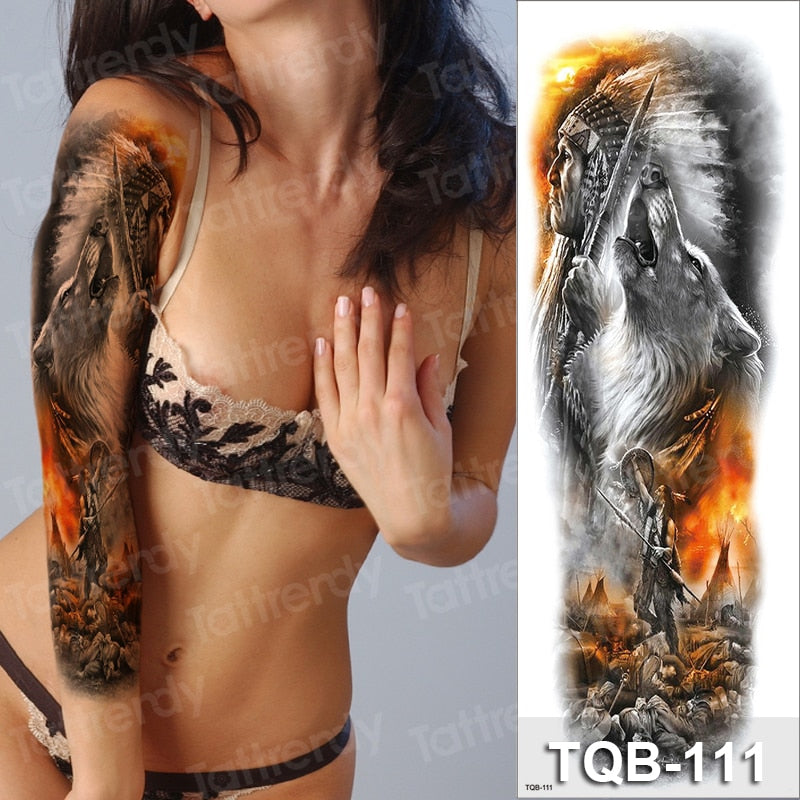 Temporary tattoos Women or Men LARGE assorted selection No. 3