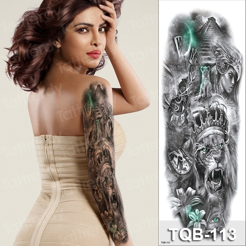 Temporary tattoos Women or Men LARGE assorted selection No. 3
