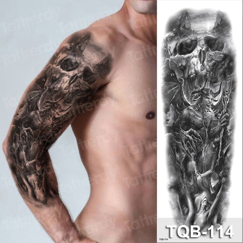 Temporary tattoos Women or Men LARGE assorted selection No. 3
