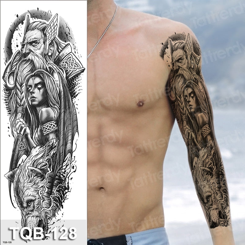 Temporary tattoos Women or Men LARGE assorted selection No. 3