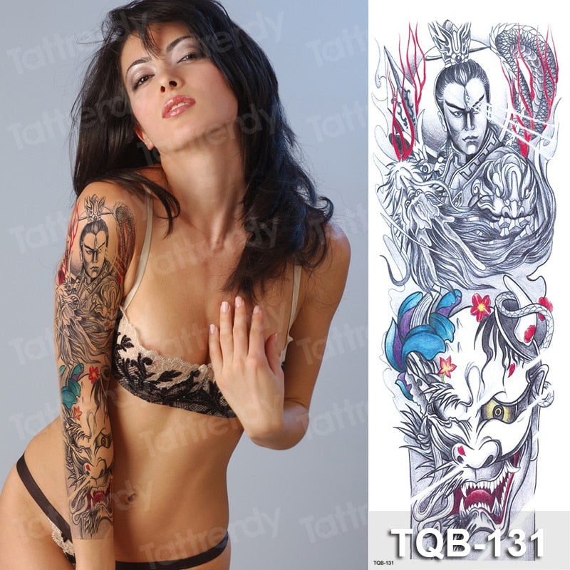 Temporary tattoos Women or Men LARGE assorted selection No. 3