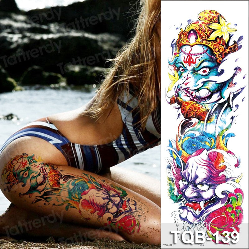 Temporary tattoos Women or Men LARGE assorted selection No. 3